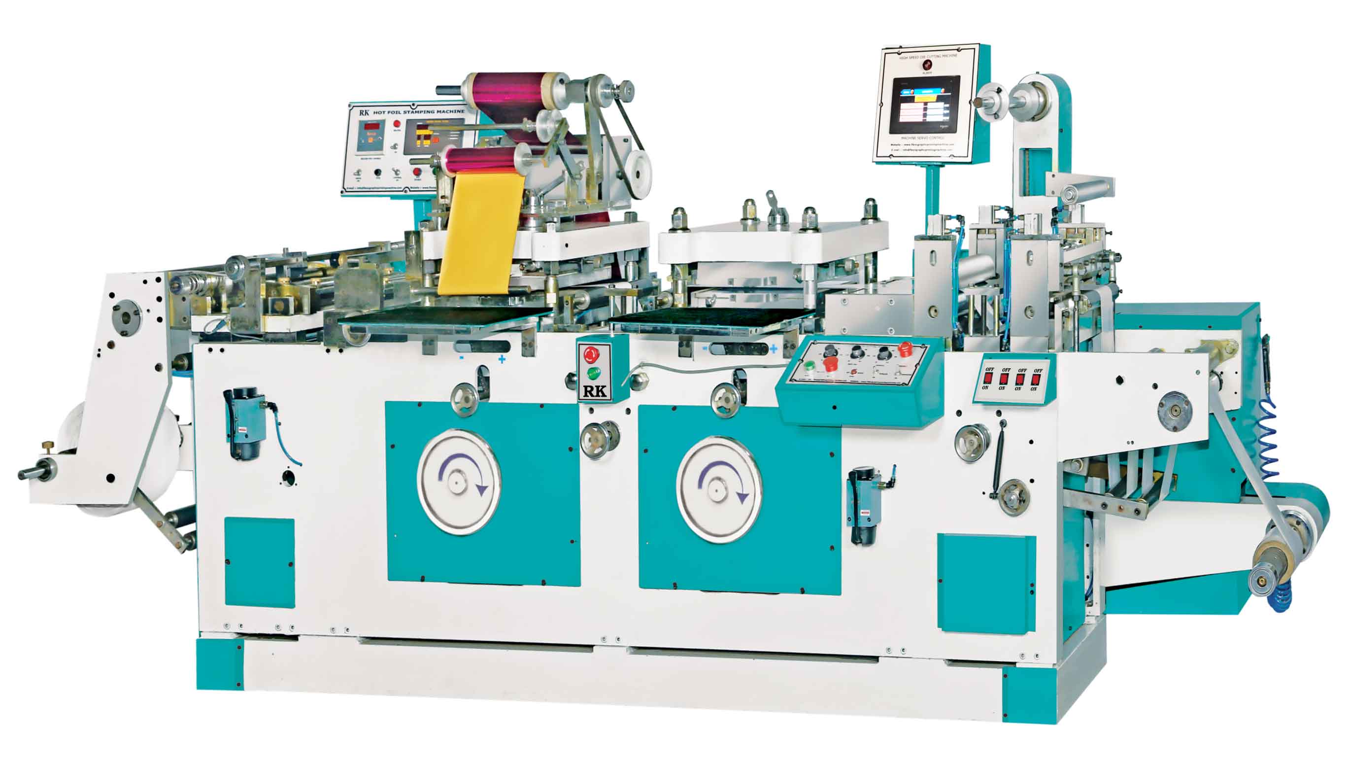 High Speed Stamping and Label Die Cutting Machine