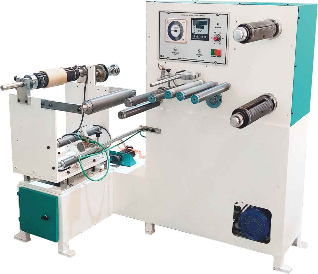 Roll to Roll Micro Label Slitter Machine