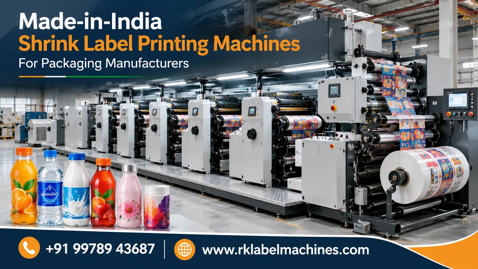 Made-in-India Shrink Label Printing Machines for Packaging Manufacturers