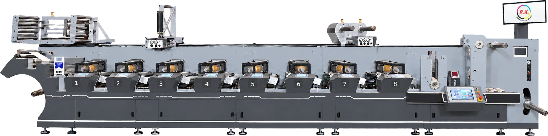 SFMS-320 Sleeve Gearless Servo Flexo Printing Machine